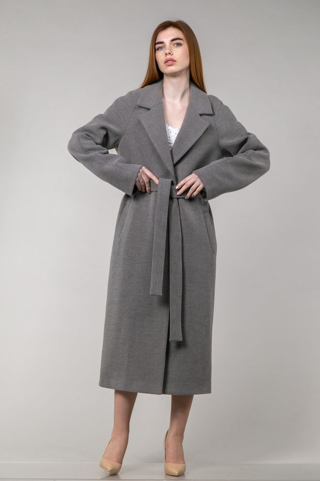 Пальто демисезонное C63-2720 (серый)
