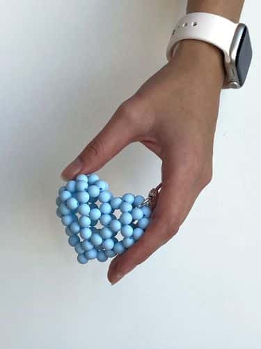 Брелок Серце 8 (блакитний)