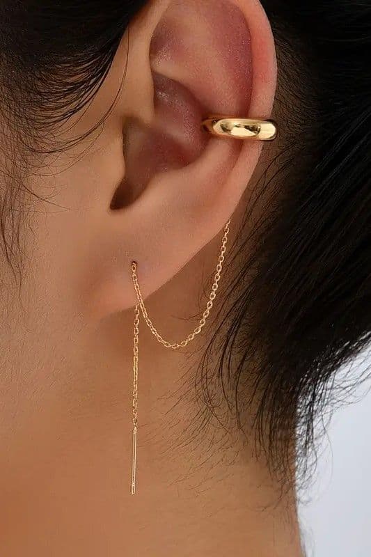 Сережка протяжка з кафою — 2