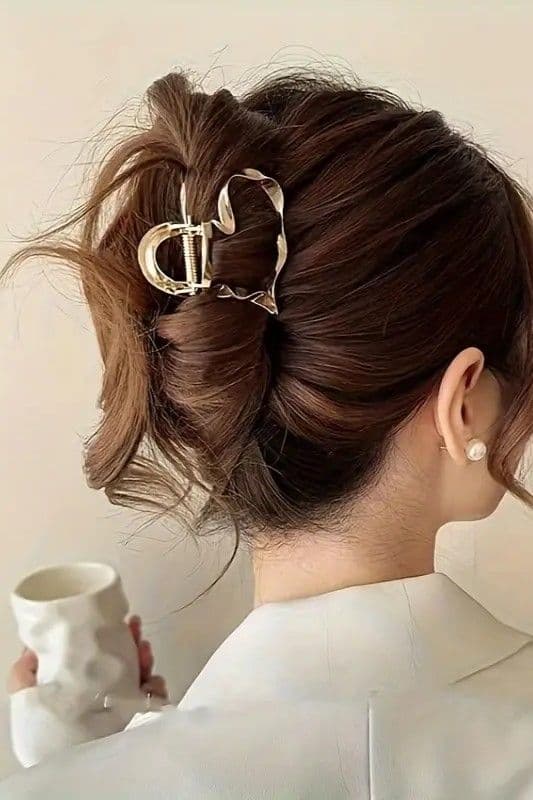 Заколка краб серце (золото) — 5