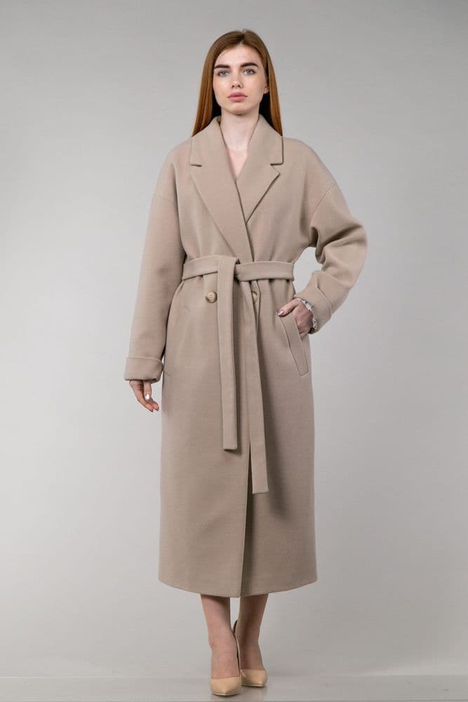 Пальто демисезонное C91-34/2 (беж) — 7