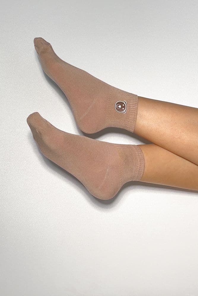 Носки средние бамбук медведь 36-41 (коричневый) — 3