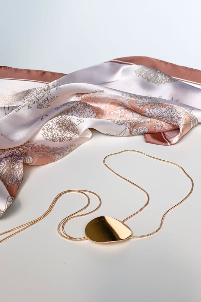 Колье затяжка массивная (золото) — 2