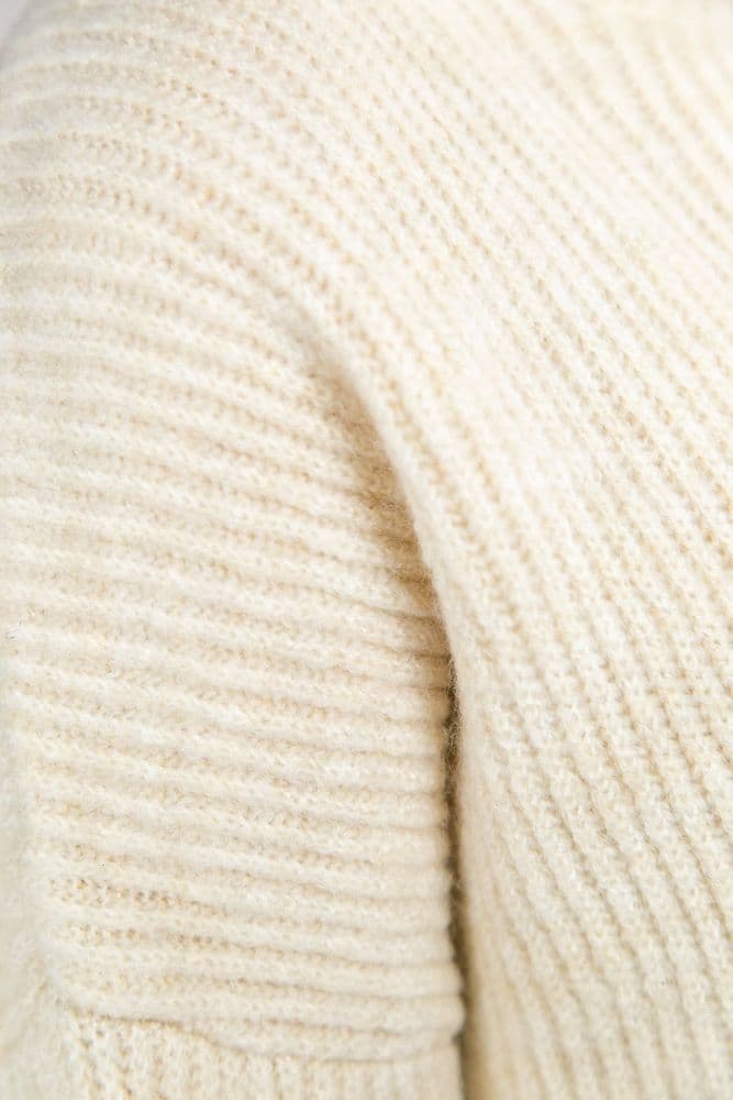 Свитер оверсайз прямой ONE SIZE (беж) — 6
