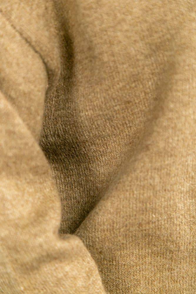 Свитер оверсайз асимметричный ONE SIZE (кэмел) — 6