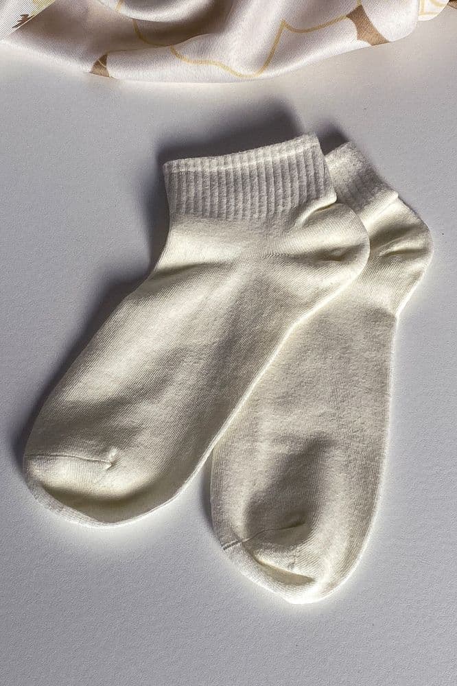 Шкарпетки короткі бамбук 36-41 (молоко) — 4