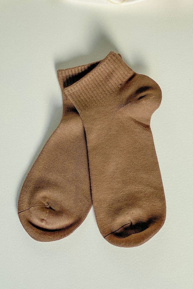 Шкарпетки короткі бамбук 36-41 (беж темний) — 2