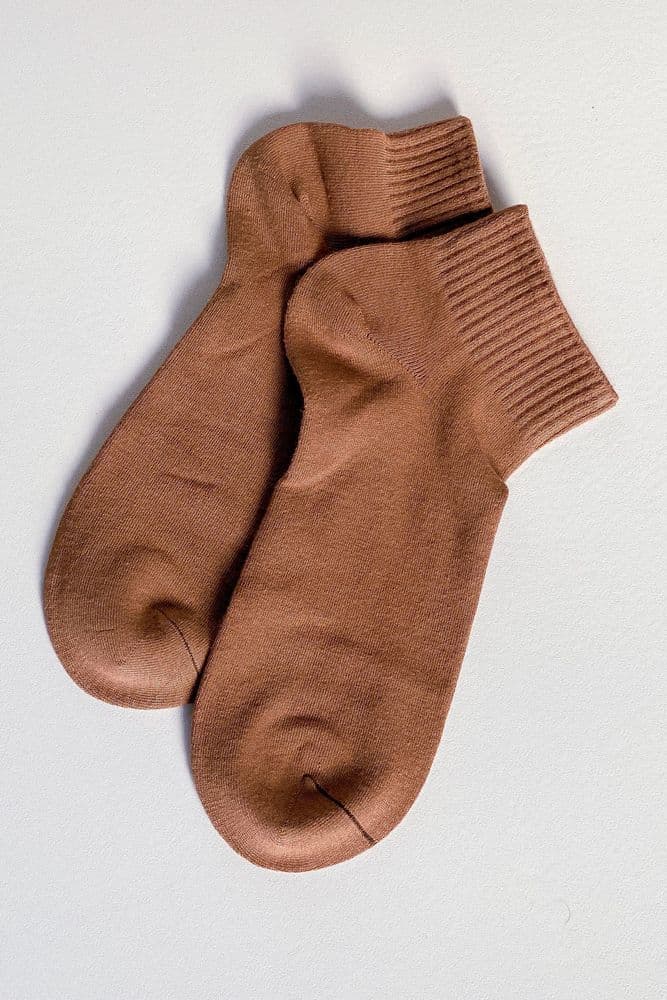 Шкарпетки короткі бамбук 36-41 (коричневий) — 3