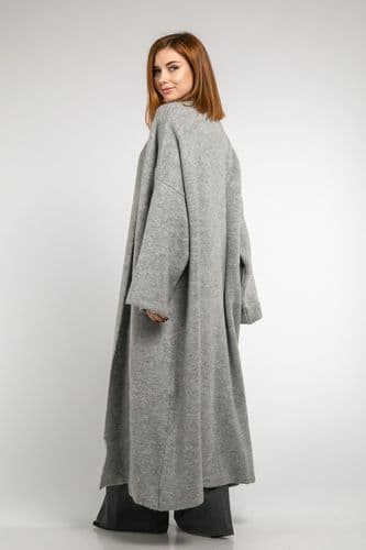 Кардиган макси ONE SIZE (серый)