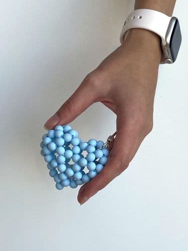Брелок Сердце 8 (голубой)