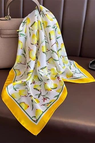 Хустка квадрат середній лимон (жовтий)