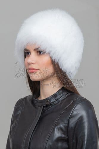Шапка из меха песца Амелия