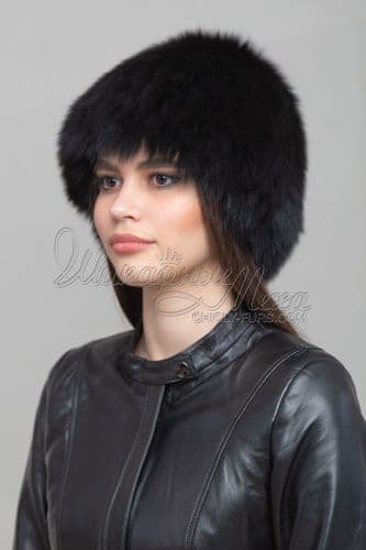 Шапка из меха песца Бэрри