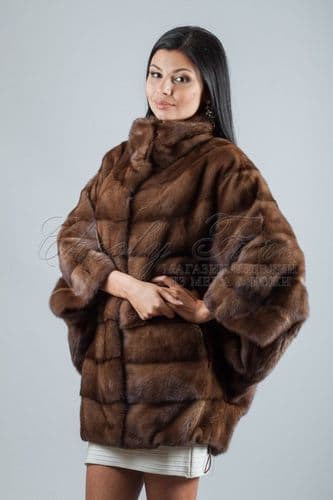 Полушубок из меха норки Ализ