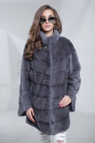 Шуба из меха норки Труди