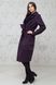Пальто из кашемира с отделкой норкой Вивиана (фиолетовый)