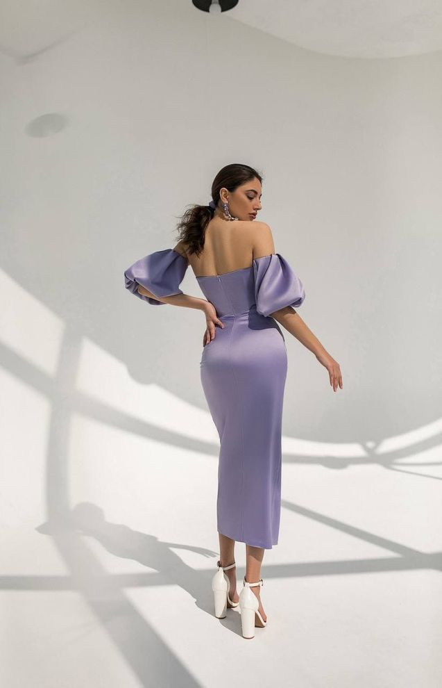 Платье женское фиолетового цвета